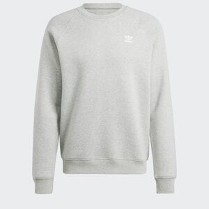 Adidas Men's Light Gray Crewneck Sweater